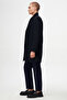 Slim Fit Lacivert Palto - 7