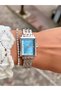 Steel Cord Square Case Women's Watch 3 Atm Waterproof 2 Years Mechanism Warranty - 4