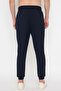 Joggers in Navy - Cotton - 5