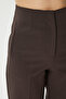 Women's Glen Tok Textured Ribbed Crochet Brown Palazzo Pants 2001 - 7