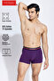 Pack of 2 John Players Classic Cotton Trunk in Purple - 2