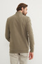 Ribbed Stand Collar Half Zipper Sweatshirt - 8