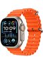 ASIS Ultra 2 49mm Smart Watch Blue/Orange/White Titanium Case with Sport Band for Apple Watch - 2