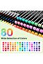 SKY-TOUCH 80 Colored Graphic Pen, Alcohol Markers, Twin Tip Marker Set - 3