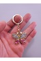 Keychain Bag Accessory Coral Stone Butterfly Keychain Accessory - 2
