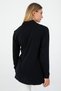Black Pocketed Striped Detail Women's Shirt – Long Sleeve, Comfortable Fit, Casual and Office Outfits - 6