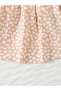 Girls Floral Print Cotton Top with Ruffle Collar - 5