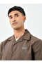 Relaxed Fit Resort Collar Shirt with Print Detail - 4