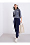 Navy Blue Relaxed Fit Joggers - 2