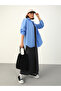 Gray Solid T-Shirt Maxi Dress - 7