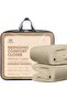 DORMICO Microfiber Mattress Topper | 1000 GSM Ultra-Soft Mattress Beige 90 x 190) - 2