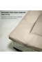 DORMICO Microfiber Mattress Topper | 1000 GSM Ultra-Soft Mattress Beige 90 x 190) - 8