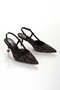 Women's 5 cm Style Heeled Special Production Evening Dress Shoes - 3