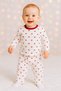 Seasonal Heart Pattern Girls' Ribbed Cotton Pajama Set Long Sleeve Top Comfortable Bottom 1-2-3 Years Old - 6