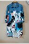 Stone Detail Pocketed Large Size Women's Tunic Shirt - 4