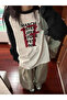 Streetwear Design Raglan Long Sleeve Printed White T-Shirt