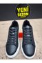 Men's Shoes Black White Polo Tricot Classic, Sports Style, Men's Sneakers Leather Sports Shoes - 5