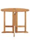 5 Piece Folding Outdoor Dining Set Solid Teak Wood - 4