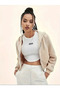Fleece Zip up Hoodie for Women - Soft Warm Crop & Side Pockets, Long Sleeve Casual - 3