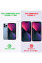[3 قطع] واقي شاشة iPhone 13 Mini مقاس 5.4 بوصة - زجاج مقوى فائق النحافة بصلابة 9H - 6