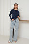 Interlock Fabric Long Sleeve Crew Neck Women's T-Shirt - 2