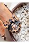 Rayyan Leopard Ribbon Detailled Ballerina Shoes - 8