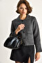 Women's Anthracite Pocket Cardigan 20251054 - 2