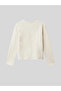 Girl's Printed Sweatshirt 6-14 Years Old Ecru - 2