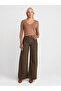 10427 V-Neck Sleeve Slit Sweater-Dark Mink - 4