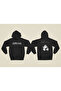 Deftones Printed Cotton Long Sleeve Ribbed 3-Ply Hooded Rock Sweatshirt