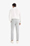 T6317 Gray Jogger Fit Pocketed Stretch Fabric Straight Leg Pants - 5