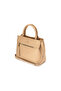 Metallic Logo Handbag with Detachable Strap - 3