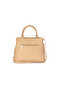 Metallic Logo Handbag with Detachable Strap - 2