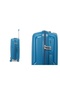 3 Piece Polypropylene Hard Side Spinner Luggage Trolley Set 20/24/28 Inch - Peacock Blue - 6