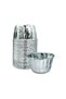 Muffin/Cupcake Cake Mold/Container Capsule, Oven Safe, Air Fryer Compatible, Silver 25-Piece - 2
