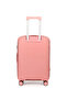 3 Piece Polypropylene Hard Side Spinner Luggage Trolley Set 20/24/28 Inch - Rose Gold - 4