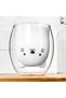 Double Walled Glass Cat