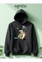Attack on Titan Levi Ackerman Printed Cotton 3 Thread Oversize Sweatshirt - 2