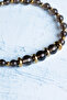 Certified Smoky Quartz and Hematite Natural Stone Bracelet - 2