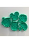 Forest Animals Cookie Cutter Set, 5 Pieces, Green, Food Grade Pla, Kitchen Dough Shaper