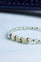 Certified Prehnite and Hematite Natural Stone Bracelet - 2