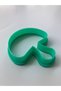 Mushroom Cookie Mold, Green, Plastic, Cute Speckled Design, Kitchen Baking Accessory - 6