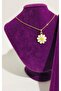 Daisy Model Women's Necklace with Gold Color Chain - 2