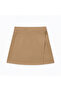 Girls' School Shorts Skirt Gabardine 100% Cotton Flexible Waist - 3