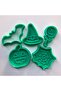 Halloween 5-Piece Cookie Cutter Set, Witch Hat, Pumpkin, Spider Web, Bat, Candy Themed