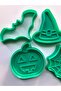 Halloween 5-Piece Cookie Cutter Set, Witch Hat, Pumpkin, Spider Web, Bat, Candy Themed - 8