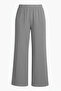 Women's Comfortable Fit Ottoman Fabric Beige Trousers