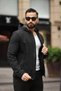 New Season Water and Wind Resistant Flexible Premium Fabric Hooded Seasonal Men's Jacket Coat - 4