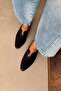 Aria Black Genuine Leather Shoes - 5