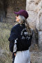 Black Color Block Back Letter Printed Bomber Jacket - 6
